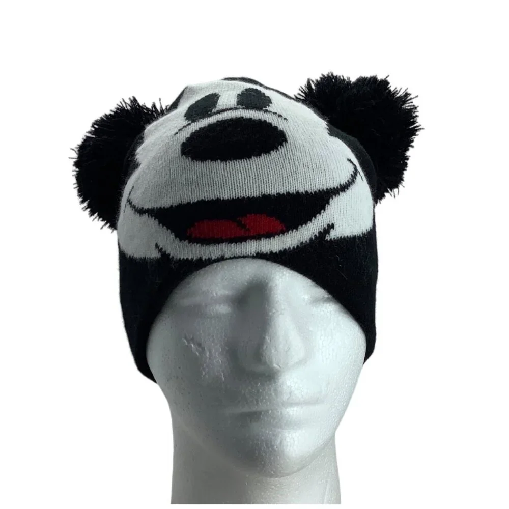 Disney‎ Mickey Mouse Beanie with Poms Ears H&M Divided One Size